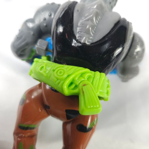 VTG 1991 Machine Gunnin' Rocksteady Teenage Mutant Ninja Turtles TMNT wacky - Picture 3 of 5
